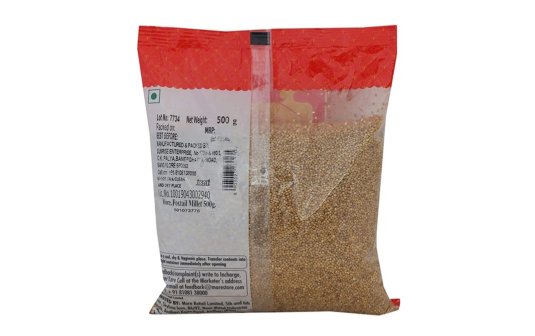 More Choice Foxtail Millet    Pack  500 grams